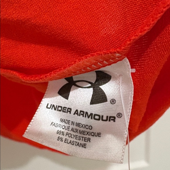 NWT [Under Armour] Orange Athletic Performance Short-Sleeve T-Shirt Men’s 3XL - Picture 10 of 10